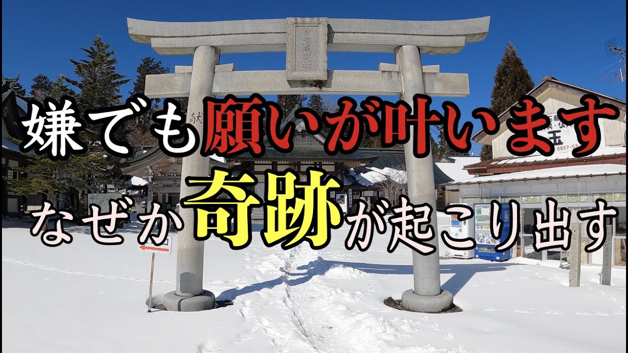 【石鎚神社中宮成就社】この動画を見るだけでどんな夢も願いも叶い始める