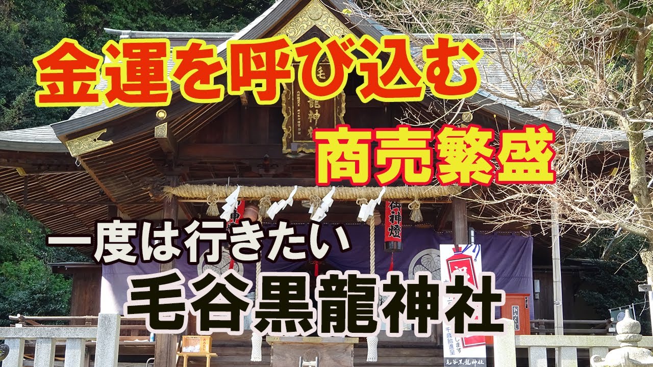 【毛谷黒龍神社】福井県随一のパワースポット。